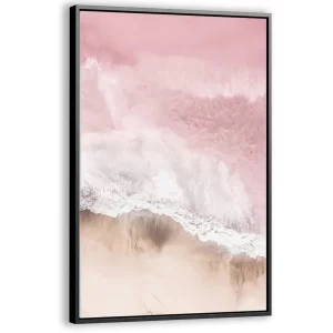 Roze oceaan abstractie