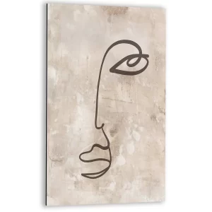 Minimalistisch gezicht